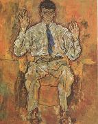 Egon Schiele Portrait of the Painter Paris von Gutersloh (mk12) oil painting picture wholesale